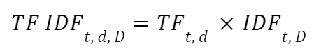 Formule de TF-IDF
